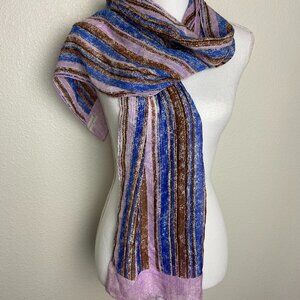 Vintage Bayron Silk Scarf Lilac